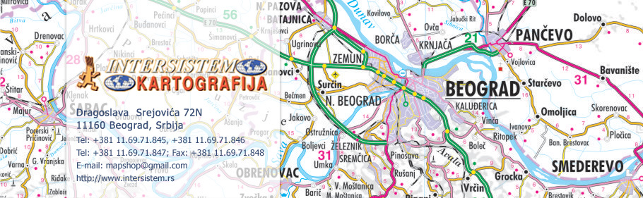 Auto karta Srbije